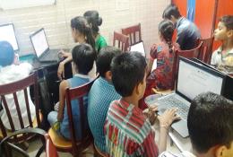 Computer class at Gurgaon centre-Img 1