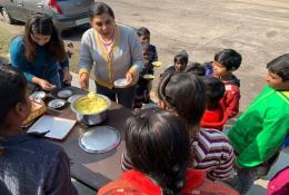 Food distribution on Basant Panchmi - Image 2