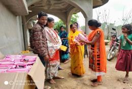 Sanitary pads distribution at Jharkhand - image 1